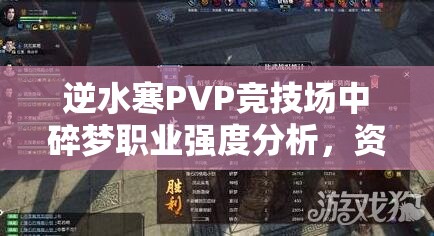 逆水寒PVP競技場中碎夢職業(yè)強(qiáng)度分析，資源管理技巧深度解析