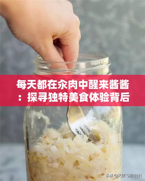 每天都在汆肉中醒來醬醬：探尋獨(dú)特美食體驗(yàn)背后的故事