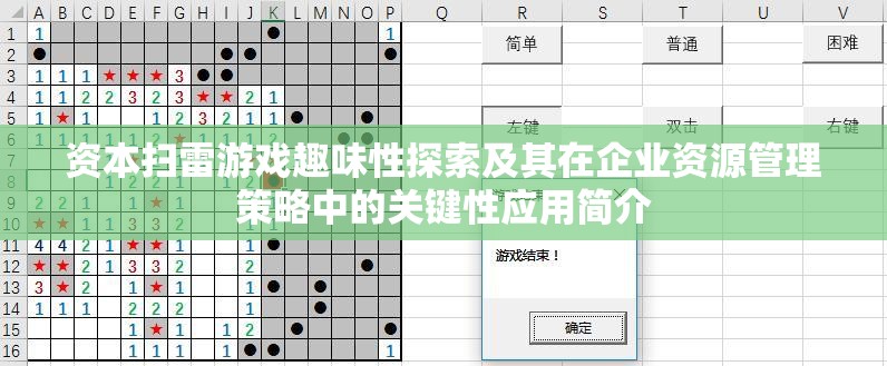 資本掃雷游戲趣味性探索及其在企業(yè)資源管理策略中的關(guān)鍵性應(yīng)用簡(jiǎn)介