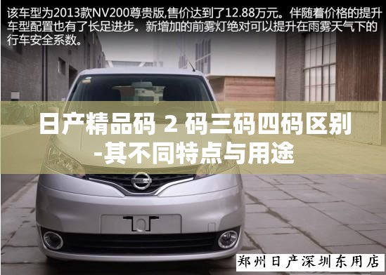 日產(chǎn)精品碼 2 碼三碼四碼區(qū)別-其不同特點(diǎn)與用途