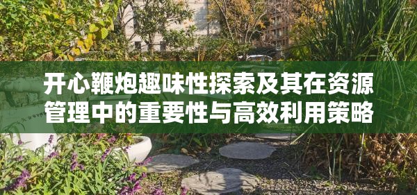 開心鞭炮趣味性探索及其在資源管理中的重要性與高效利用策略解析