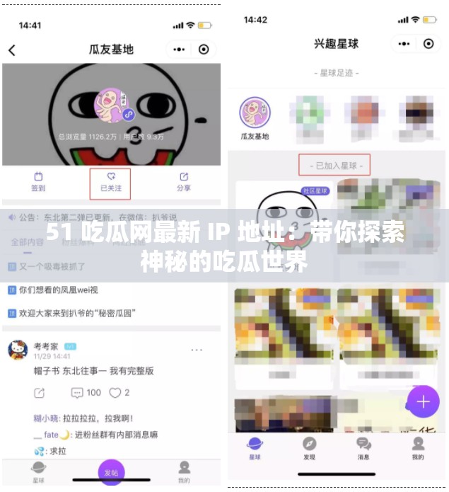 51 吃瓜網(wǎng)最新 IP 地址：帶你探索神秘的吃瓜世界