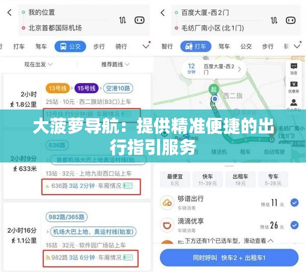 大菠蘿導航：提供精準便捷的出行指引服務(wù)