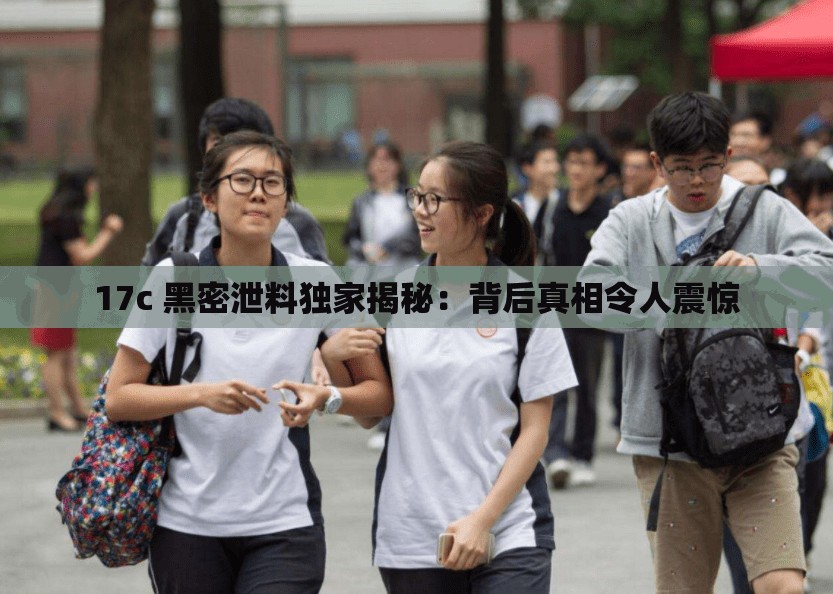 17c 黑密泄料獨家揭秘：背后真相令人震驚