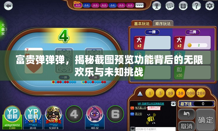 富貴彈彈彈，揭秘截圖預(yù)覽功能背后的無限歡樂與未知挑戰(zhàn)