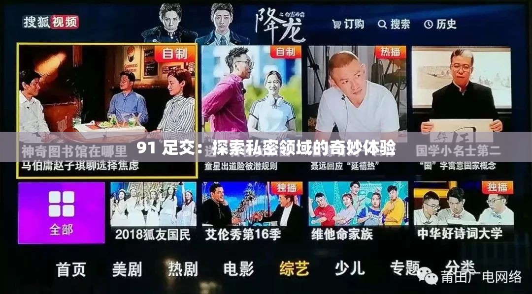 91 足交：探索私密領(lǐng)域的奇妙體驗