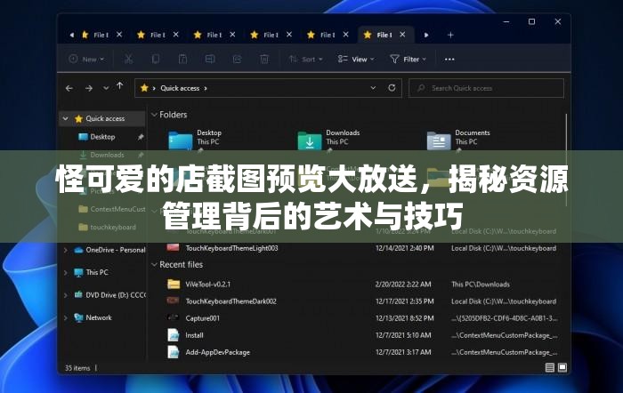 怪可愛的店截圖預(yù)覽大放送，揭秘資源管理背后的藝術(shù)與技巧