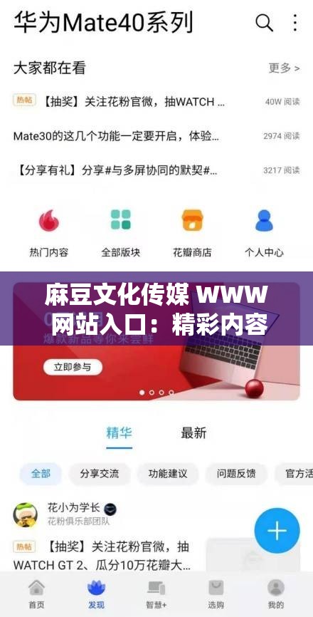 麻豆文化傳媒 WWW 網(wǎng)站入口：精彩內(nèi)容，等你來發(fā)現(xiàn)