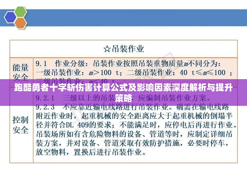 跑酷勇者十字?jǐn)貍τ?jì)算公式及影響因素深度解析與提升策略