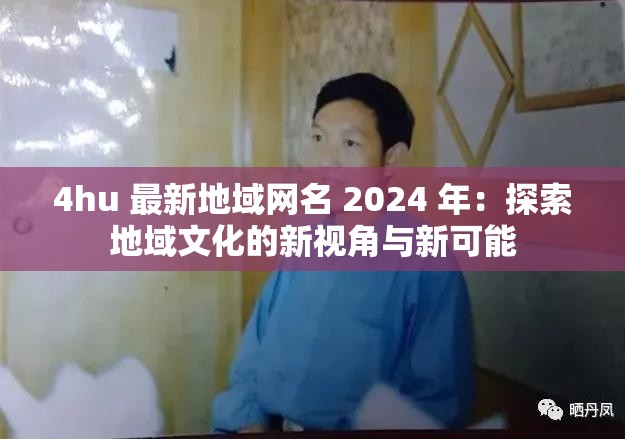 4hu 最新地域網(wǎng)名 2024 年：探索地域文化的新視角與新可能