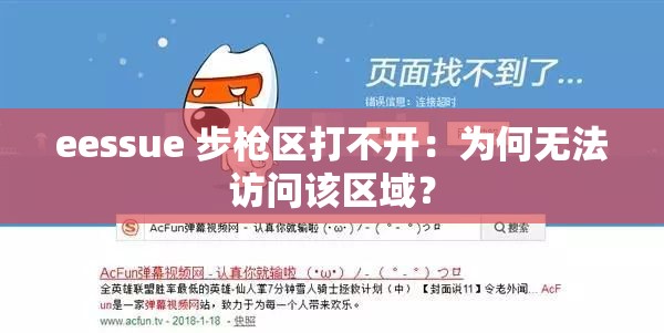 eessue 步槍區(qū)打不開：為何無法訪問該區(qū)域？