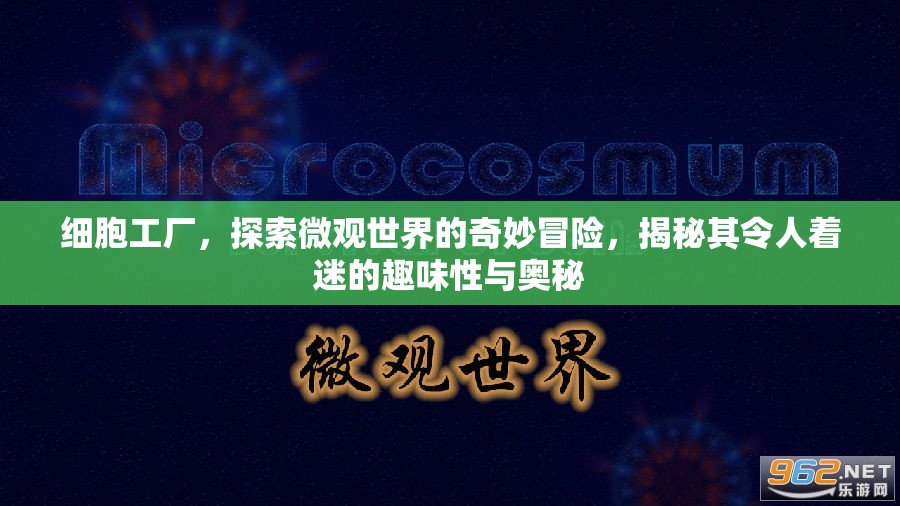 細(xì)胞工廠，探索微觀世界的奇妙冒險(xiǎn)，揭秘其令人著迷的趣味性與奧秘
