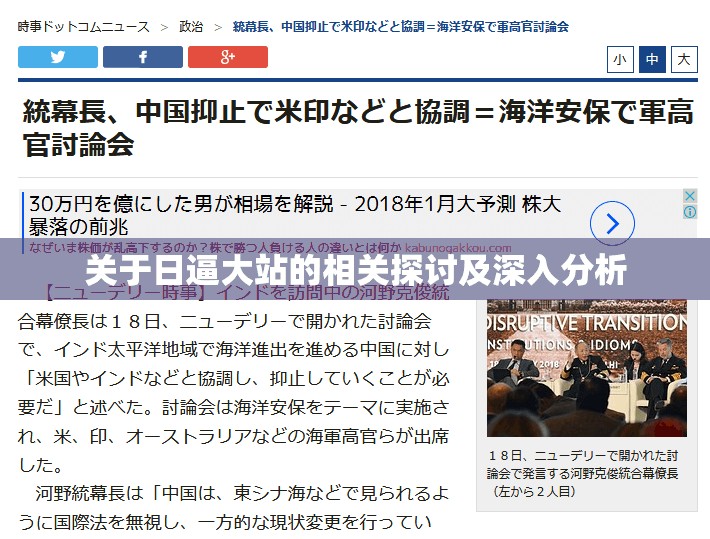 關(guān)于日逼大站的相關(guān)探討及深入分析