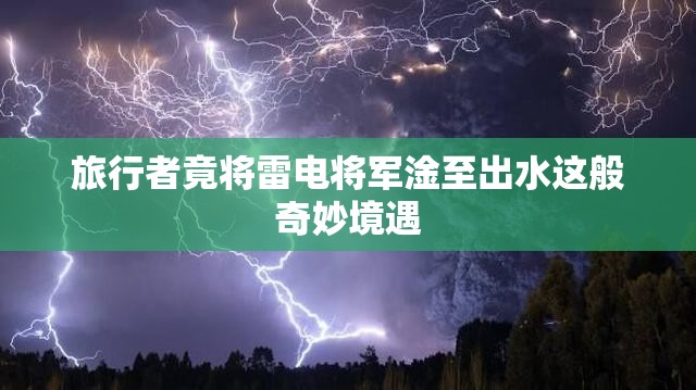 旅行者竟將雷電將軍淦至出水這般奇妙境遇