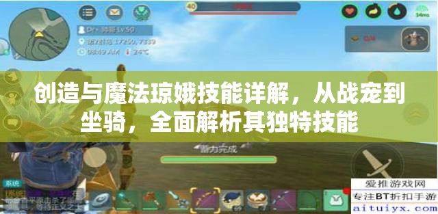 創(chuàng)造與魔法瓊娥技能詳解，從戰(zhàn)寵到坐騎，全面解析其獨(dú)特技能