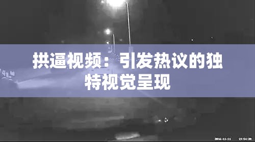 拱逼視頻：引發(fā)熱議的獨特視覺呈現(xiàn)