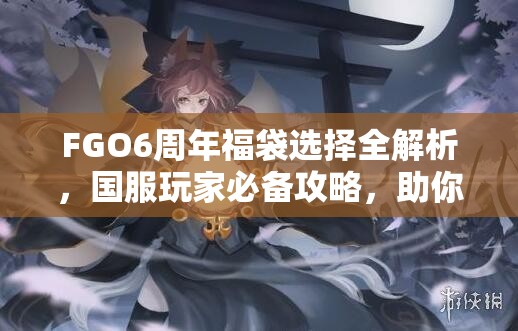FGO6周年福袋選擇全解析，國(guó)服玩家必備攻略，助你明智挑選心儀英靈