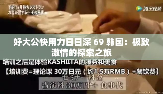好大公快用力日日深 69 韓國(guó)：極致激情的探索之旅