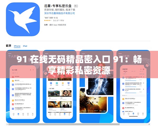 91 在線無碼精品密入口 91：暢享精彩私密資源