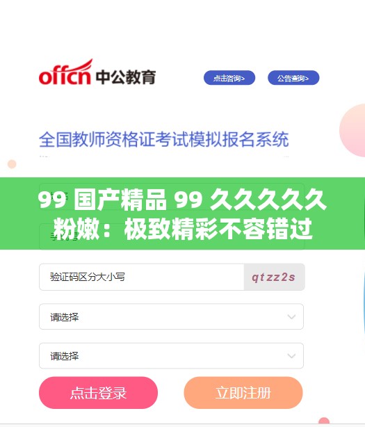 99 國產(chǎn)精品 99 久久久久久粉嫩：極致精彩不容錯過