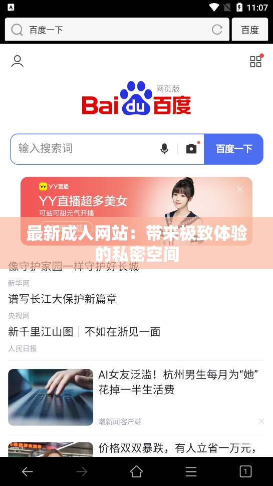 最新成人網(wǎng)站：帶來(lái)極致體驗(yàn)的私密空間