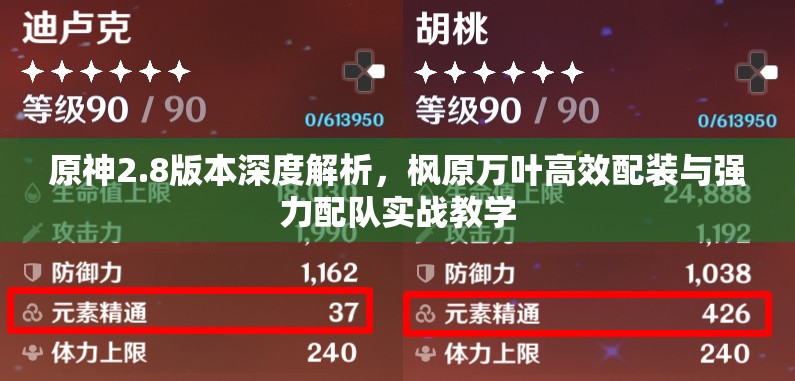 原神2.8版本深度解析，楓原萬葉高效配裝與強力配隊實戰(zhàn)教學(xué)