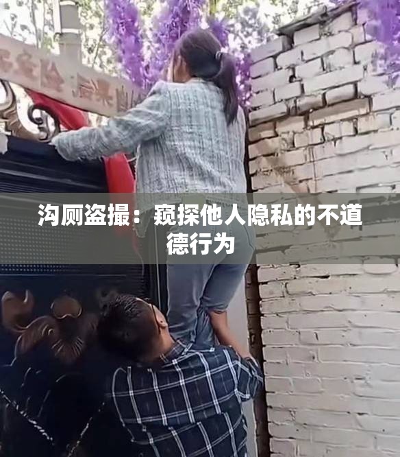 溝廁盜撮：窺探他人隱私的不道德行為