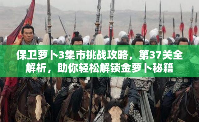 保衛(wèi)蘿卜3集市挑戰(zhàn)攻略，第37關(guān)全解析，助你輕松解鎖金蘿卜秘籍