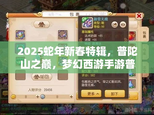 2025蛇年新春特輯，普陀山之巔，夢幻西游手游普陀變身卡精選推薦