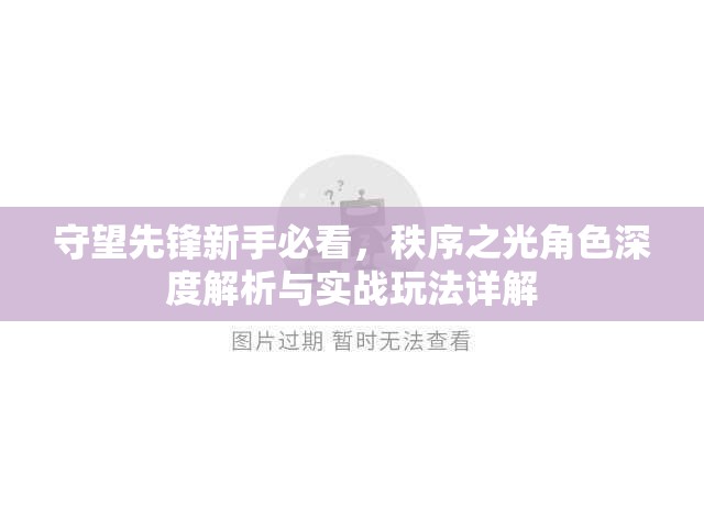 守望先鋒新手必看，秩序之光角色深度解析與實(shí)戰(zhàn)玩法詳解