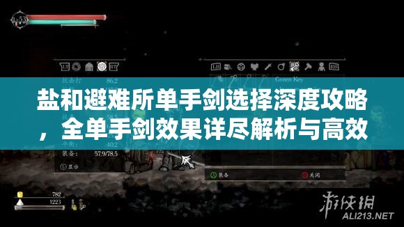 鹽和避難所單手劍選擇深度攻略，全單手劍效果詳盡解析與高效資源管理技巧