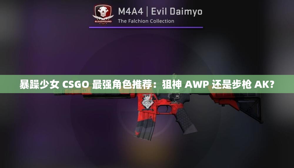 暴躁少女 CSGO 最強角色推薦：狙神 AWP 還是步槍 AK？