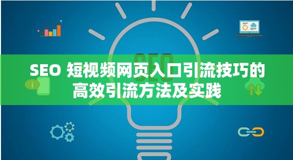 SEO 短視頻網(wǎng)頁(yè)入口引流技巧的高效引流方法及實(shí)踐