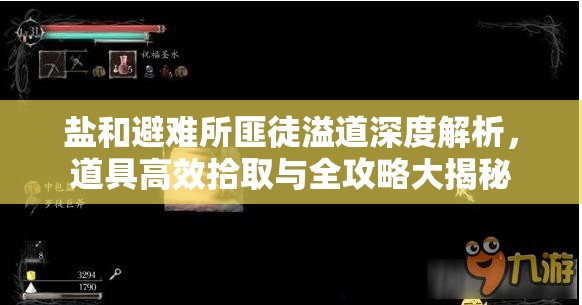 鹽和避難所匪徒溢道深度解析，道具高效拾取與全攻略大揭秘