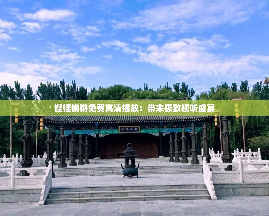 鏗鏗鏘鏘免費(fèi)高清播放：帶來(lái)極致視聽盛宴