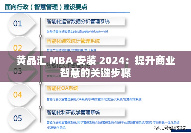 黃品匯 MBA 安裝 2024：提升商業(yè)智慧的關(guān)鍵步驟