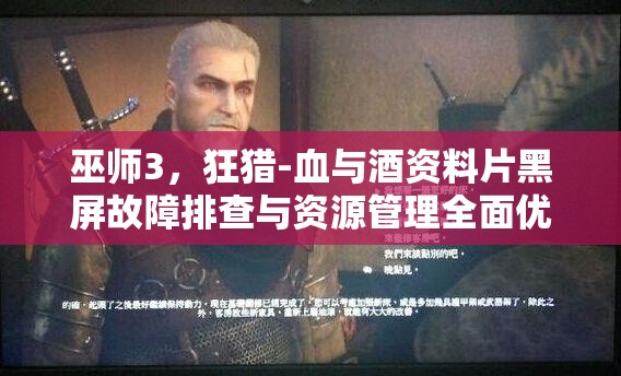巫師3，狂獵-血與酒資料片黑屏故障排查與資源管理全面優(yōu)化指南