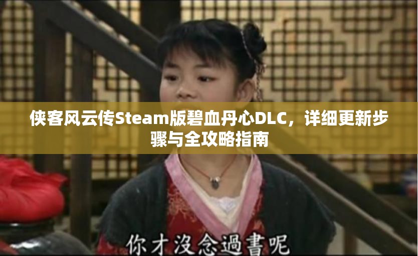 俠客風(fēng)云傳Steam版碧血丹心DLC，詳細(xì)更新步驟與全攻略指南