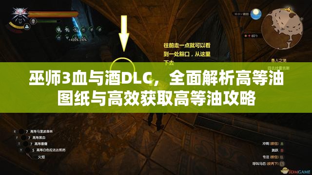 巫師3血與酒DLC，全面解析高等油圖紙與高效獲取高等油攻略