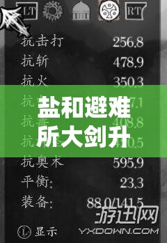 鹽和避難所大劍升級(jí)路線與劍精通加點(diǎn)策略，全面解析提升戰(zhàn)力技巧