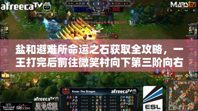 鹽和避難所命運之石獲取全攻略，一王打完后前往微笑村向下第三階向右開門
