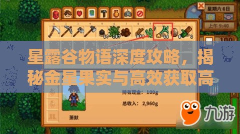 星露谷物語深度攻略，揭秘金星果實與高效獲取高級肥料的方法