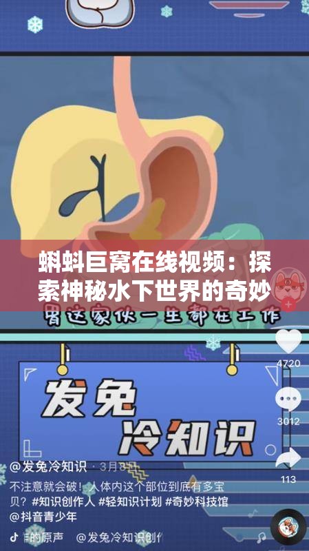 蝌蚪巨窩在線視頻：探索神秘水下世界的奇妙冒險與生態(tài)觀察全記錄