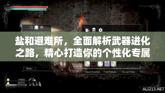 鹽和避難所，全面解析武器進(jìn)化之路，精心打造你的個性化專屬神兵