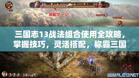 三國志13戰(zhàn)法組合使用全攻略，掌握技巧，靈活搭配，稱霸三國戰(zhàn)場