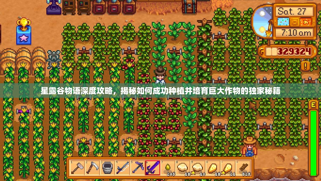 星露谷物語深度攻略，揭秘如何成功種植并培育巨大作物的獨家秘籍