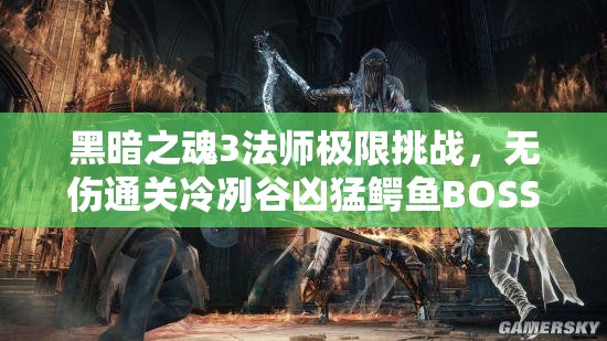 黑暗之魂3法師極限挑戰(zhàn)，無傷通關(guān)冷冽谷兇猛鱷魚BOSS