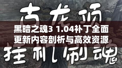黑暗之魂3 1.04補(bǔ)丁全面更新內(nèi)容剖析與高效資源管理策略指南