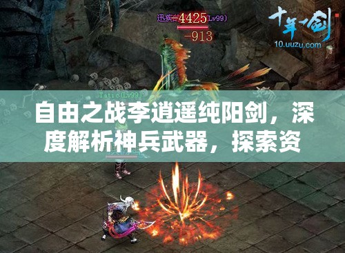 自由之戰(zhàn)李逍遙純陽劍，深度解析神兵武器，探索資源管理、高效利用與價值最大化策略