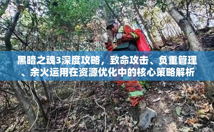 黑暗之魂3深度攻略，致命攻擊、負(fù)重管理、余火運(yùn)用在資源優(yōu)化中的核心策略解析